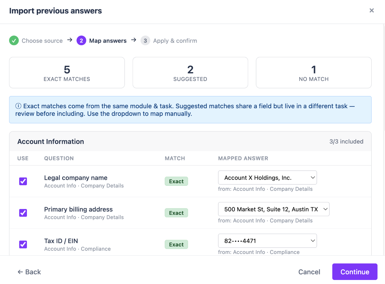Populate Subtasks